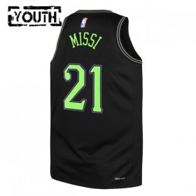 NBA New Orleans Pelicans Trikot Yves Missi Nike 2025-26 City Edition Schwarz Swingman - Kinder